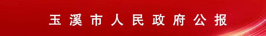 玉溪市人民政府公報(bào)